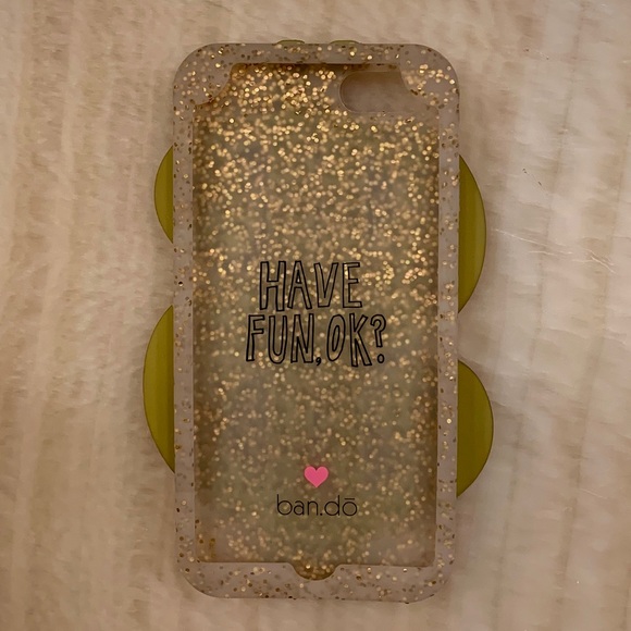 SUPER FUN Gold 💲iPhone 7 Silicone Case💲 - Picture 2 of 5